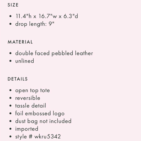 kate spade REVERSIBLE Tote - Picture 6 of 7